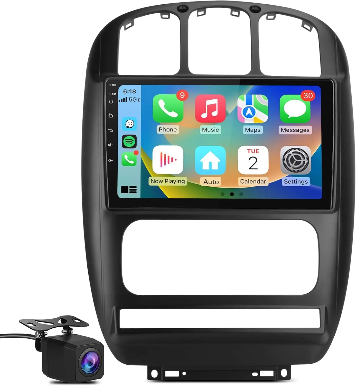 【2+64】 راديو ستيريو للسيارة Android 13 لسيارة Dodge Caravan Chrysler Town&Country 2001-2007 مع CarPlay Android Auto #1