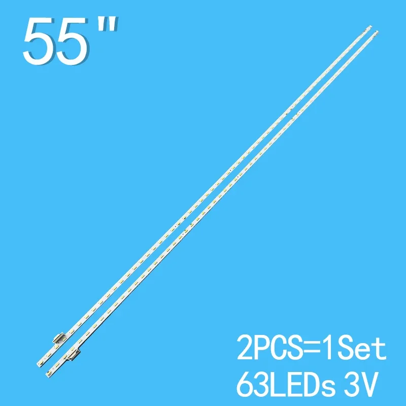 

FOR Sony 55 inch 63 light New TV's LED Lamp Bars LB55038 V0 V1_ 00 395S1B 396S1B Backlight Strips 550TA72 550TA73 T550HVF0