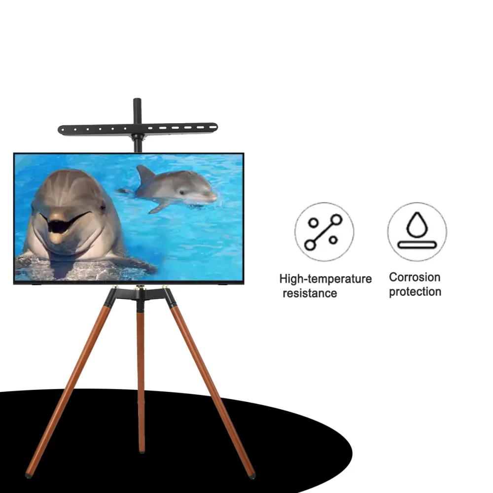 Art TV-Ständer für 32-65-Zoll-Bildschirme, Office Meet, Home Movie, bodenstehender, zusammengebauter TV-Ständer mit Doppeltrennwänden, 600 x 400 mm – Detail 11