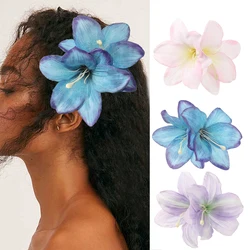 New Bohemia Flowers Samll Hair Clips Hawaii Bridal Flowers Hair Clips Hairpins Barrette For Wedding Hair Accessories