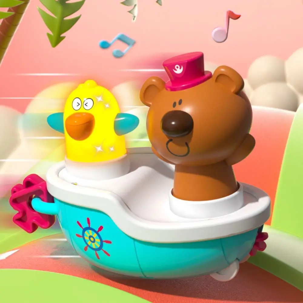 Met zuignappen Carrousel Zuignap Speelgoedbeer Vaste kinderstoel Carrousel Speelgoed Creatief onderwijs Muziek Speltafel Kleuterschool