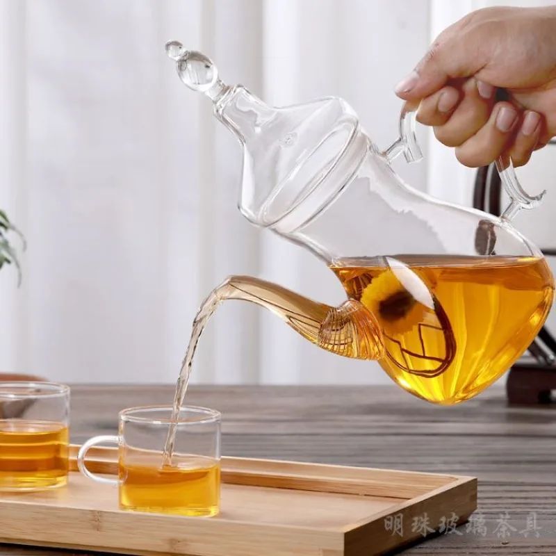 

Household and Commercial Glass Teapots, Coffee Pots, High-temperature Resistant Transparent Teapots, Flower Boiling Teapots