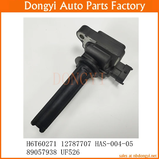 

Катушка зажигания OE NO. H6T60271 12787707 HAS-004-05 89057938 UF526