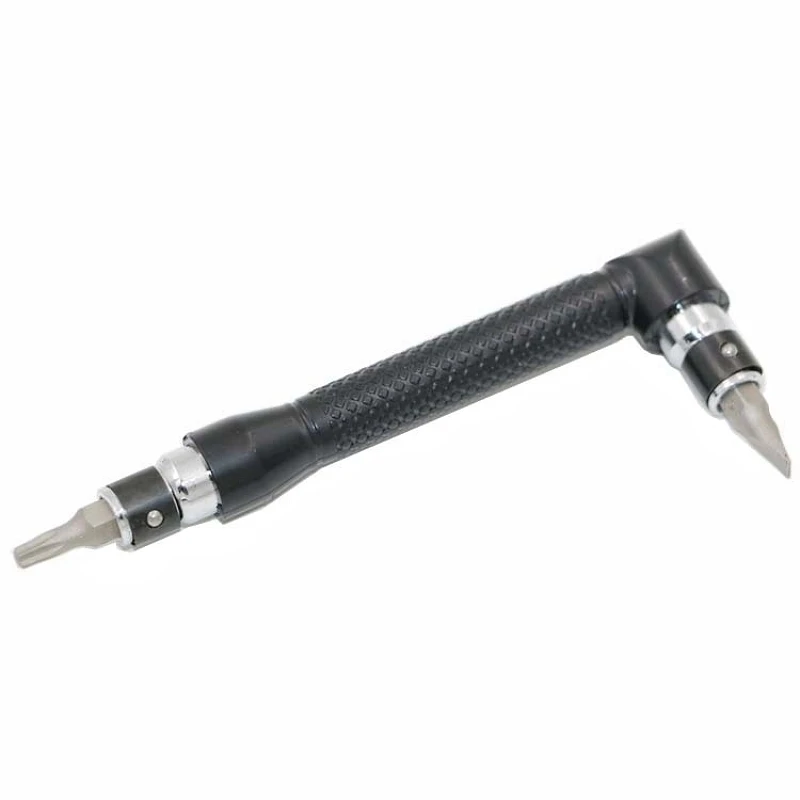 Dual Head L-shaped Mini Socket Wrench 1/4