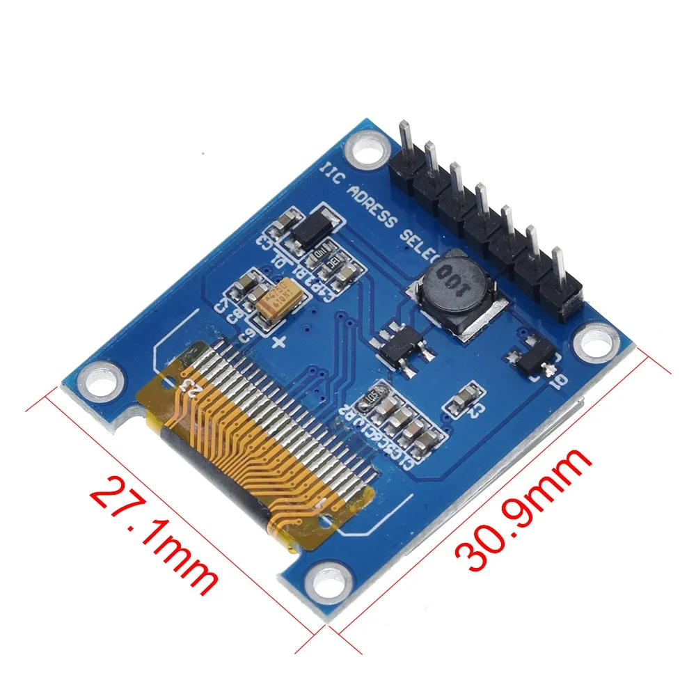 Imagem -06 - Tzt-módulo Oled a Cores Resolução 96x64 Spi Interface Paralela Controlador Ssd1331 7pin Novo com Case 095