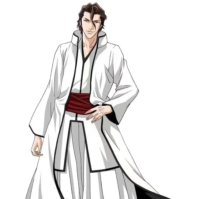 

Bleach Aizen Sousuke Cosplay Anime Full Set Arrancar & Captain Uniform