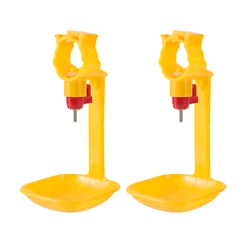 5/20/50 Pcs Chicken Automatic Drinking Cup Pigeon Waterer Plastic Yellow Nipple Hanging Cup Waterer Aviary Poultry Drinking Tool