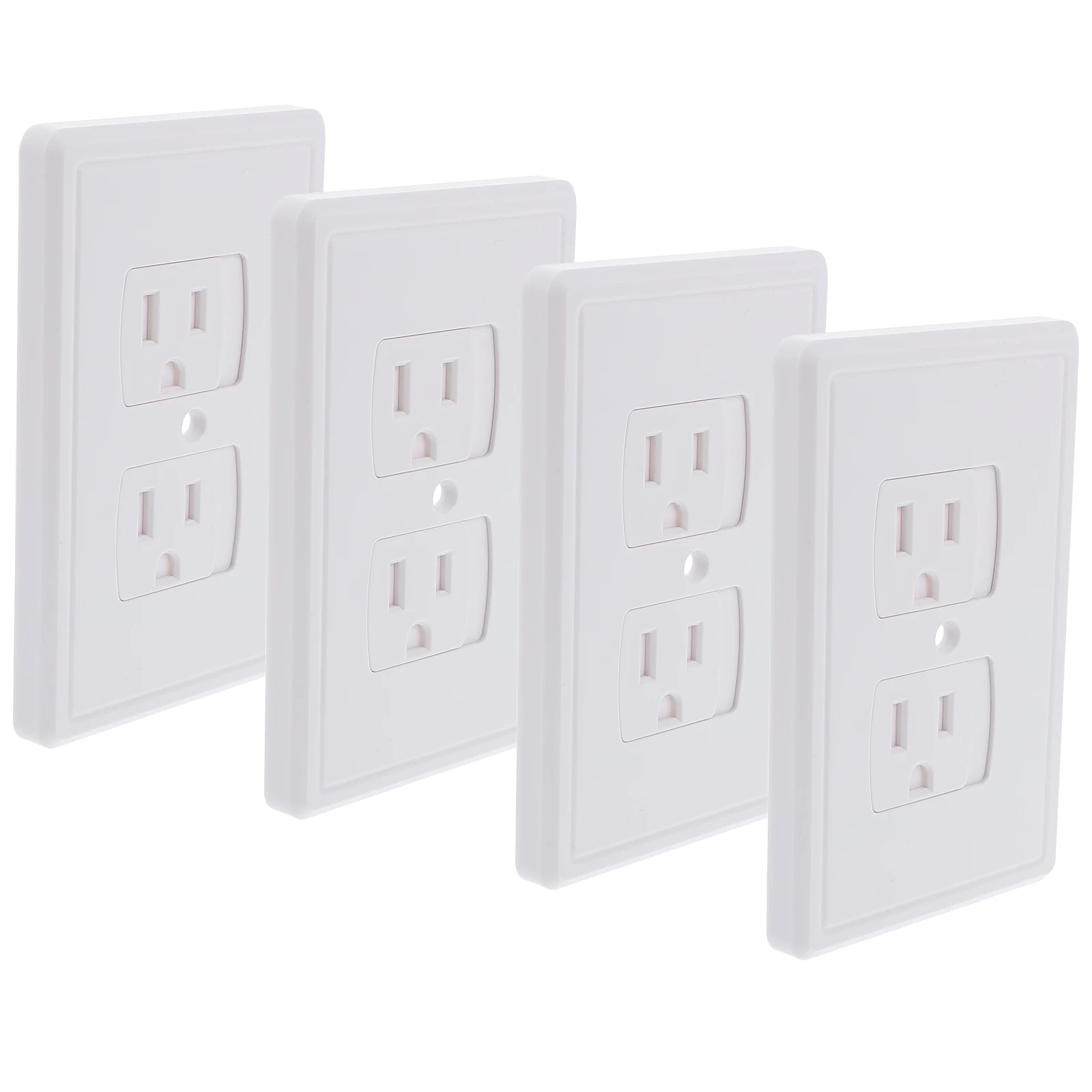 

4 Pcs Electric Shock Protection Covers Durable ABS Material Baby Safety Socket Outlet Cover Protector Guard Child Proof