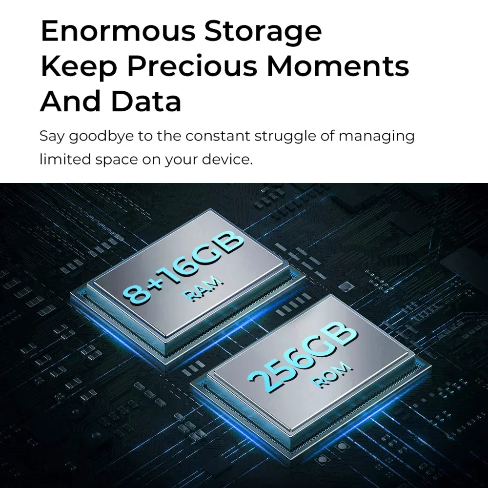 هاتف ذكي OUTIKEL C36 24GB (8+16) 256GB هاتف محمول 6.56 بوصة 90 هرتز شاشة عالية الدقة 50MP + 16MP 5150mAh 4G Android 14