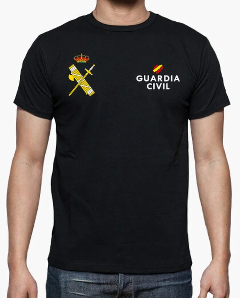 

Spanish Civil Guard (Guardia Civil) Men T-Shirt Summer Short Sleeve Casual Cotton O-Neck T Shirt New Size S-3XL