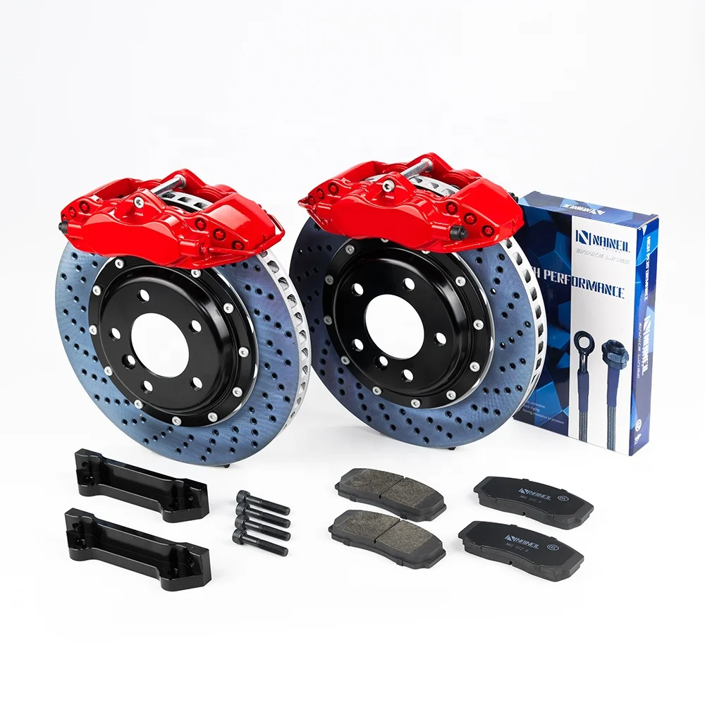 

Naineil High Performance 4 Piston Racing Rear 4 Pot Brake Caliper 9202 Big Brake Kit for bmws E36 E46 E90n E92 M3 335i F30