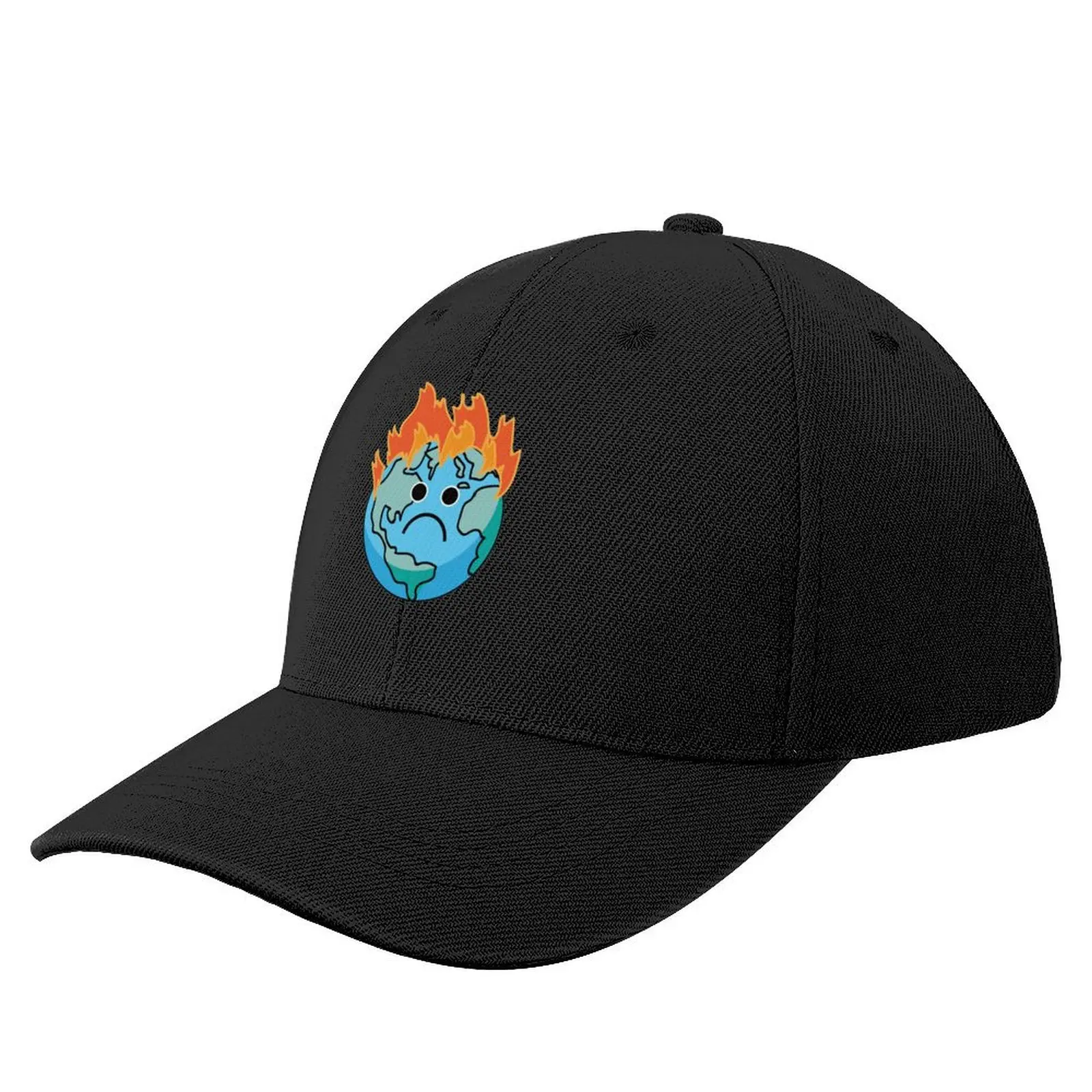 

Climate Change Earth is on fire greta thunberg Baseball Cap Hat Man Luxury Military Tactical Cap Men Hats Women's