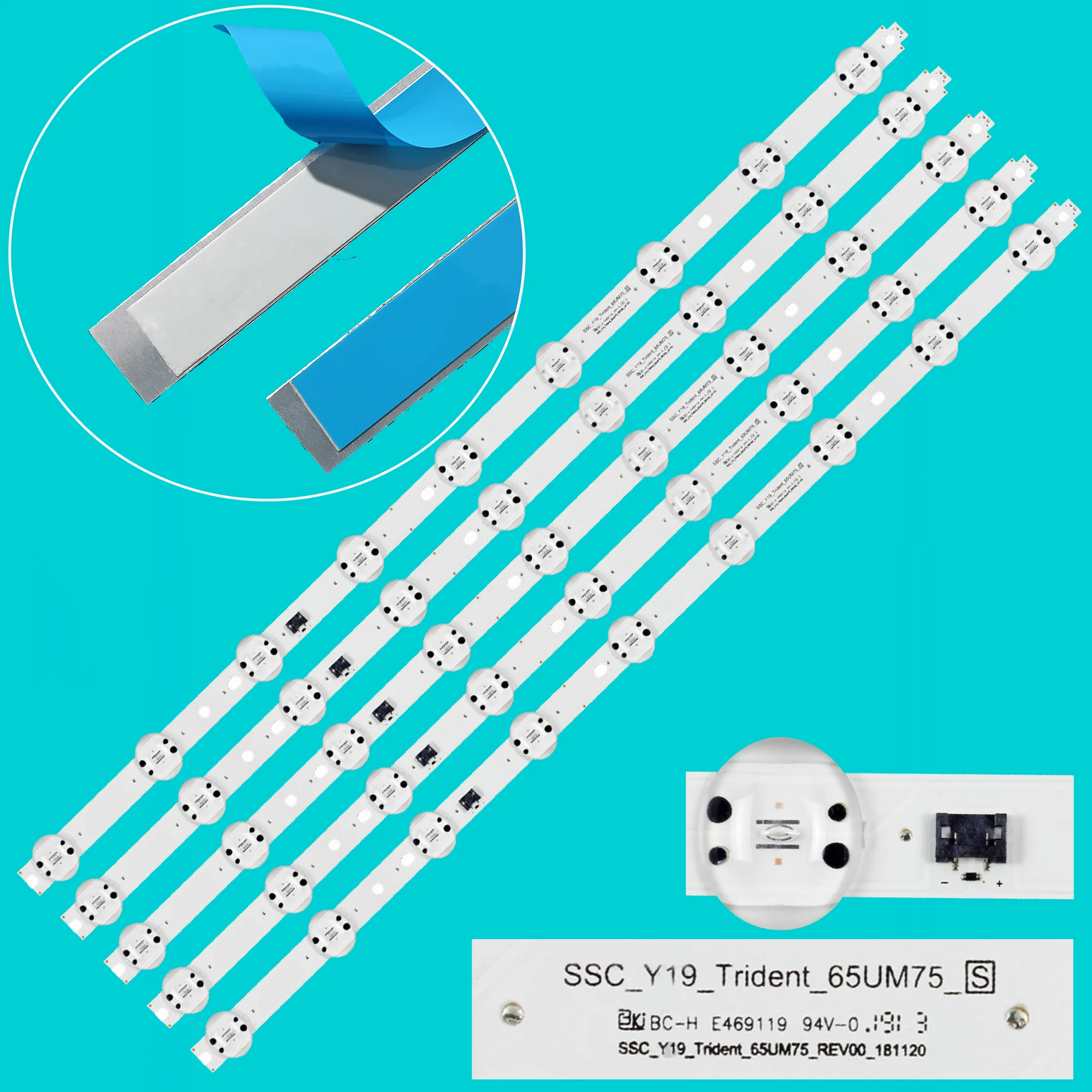 LED BackLight Strip For 65UM7610PLB 65UM671COSB 65UM7520PSB 65UM7650PCB 65UN8100PLB 65UM7510PLA