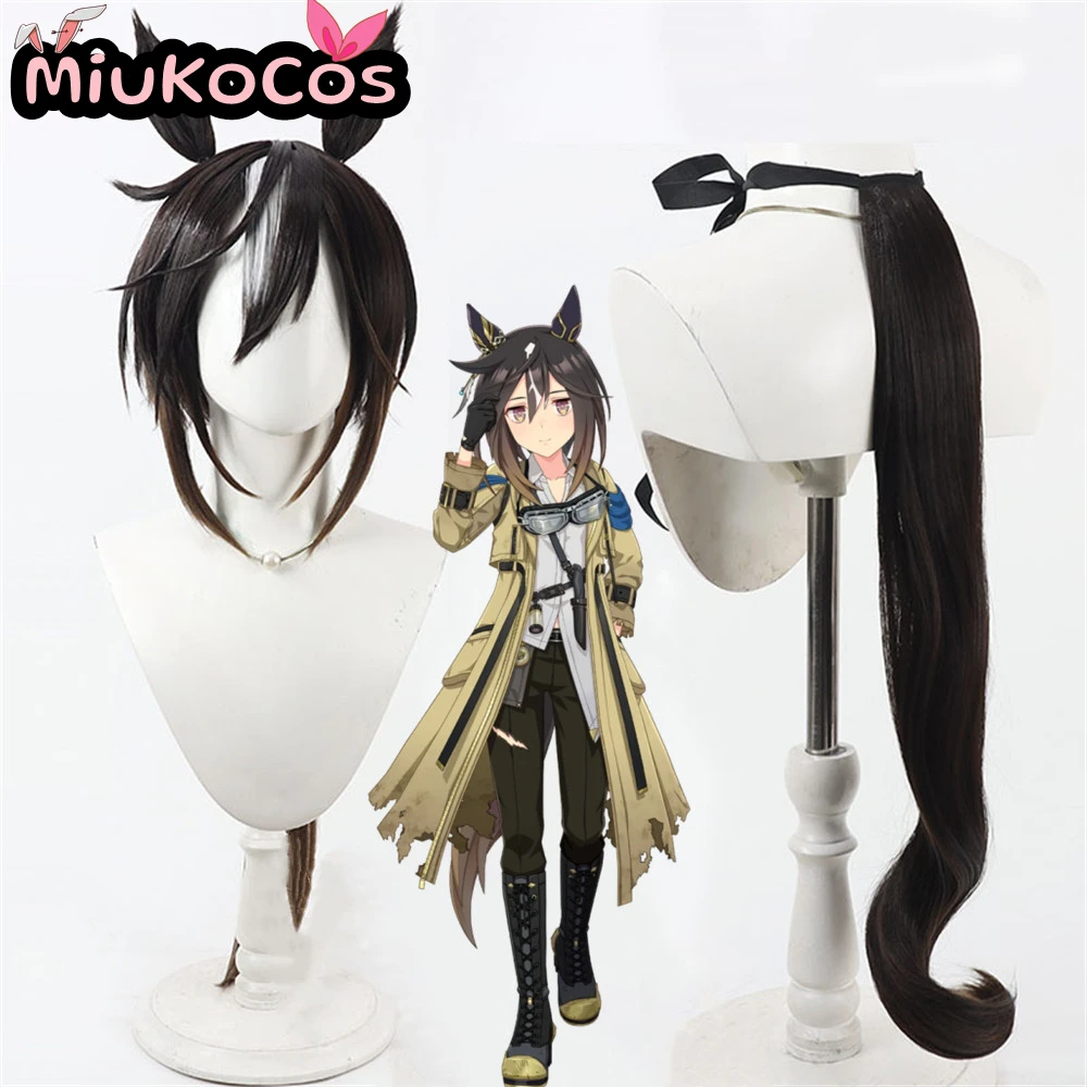 

IN STOCK ステイゴールド Stay Gold Cosplay Wig With Ears and Tail MiukoCosplay Game Umamusume:Pretty Derby Cosplay