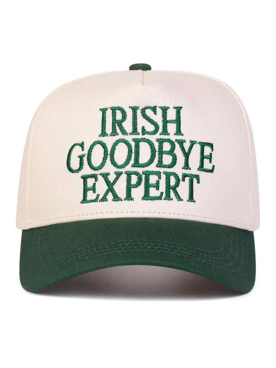 

Irish Goodbye Expert Embroidered Baseball Cap Adjustable Outdoor Sun Protection Hat
