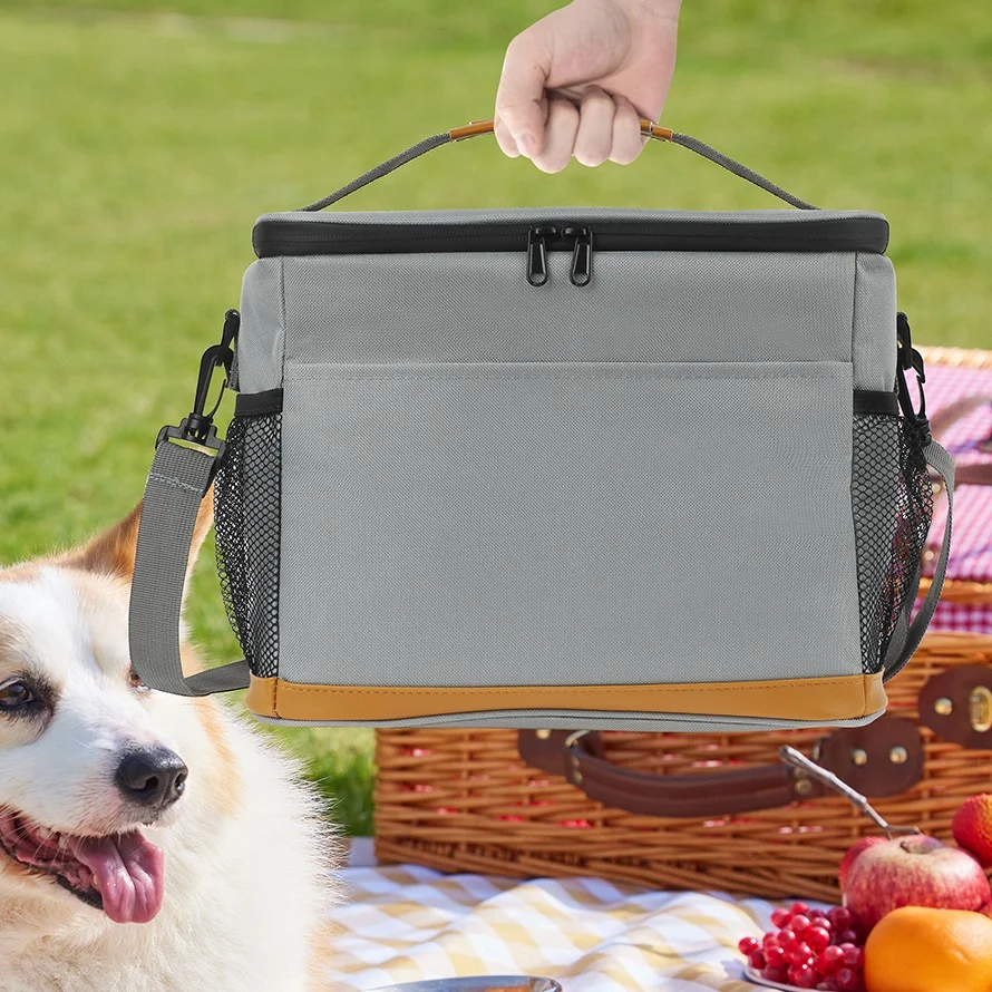 12L Large Capacity Camping Picnic Insulated Cooler Bag Cooler Box Travel Lunch Ice Thermal Food Lunch Bag