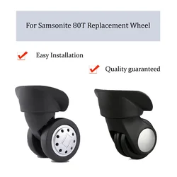 Suitable For Samsonite 80T Trolley Suitcase Universal Casters Suitcase Rollers Business Box Silent Wheels Customization Parts