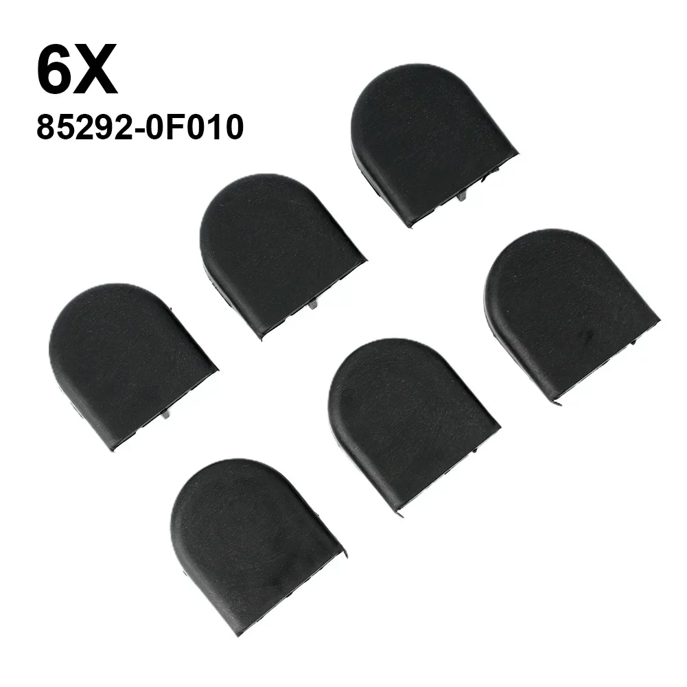 

6pcs Car Replacement Wiper Arm Head Nut Cover Cap For Toyota Yaris Corolla Verso Auto Accessories
