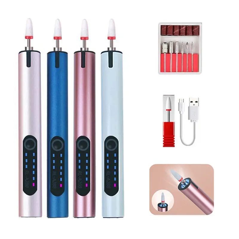 

Manicure Nail Polishing Pen Machine Drill in Hand Polish Automatic Adjustment of Grinding Speed Protective Tip Grinding Corner