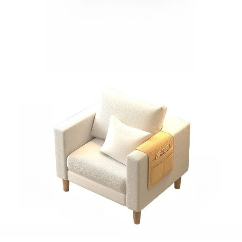Modern minimalist, double sofa, apartment rental, bedroom washable sofa