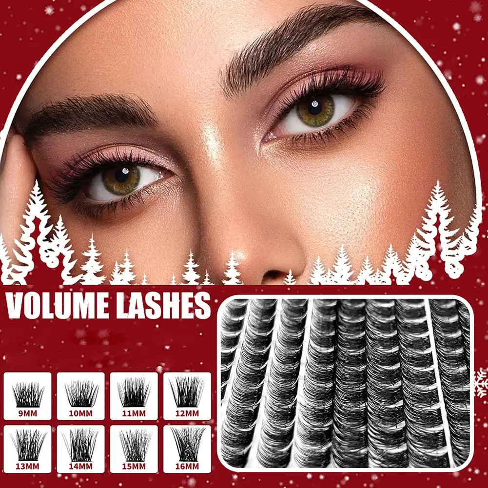 ขนตาปลอมแบบช่อเดี่ยว ความจุมาก ให้ลุคธรรมชาติ หนา ฟู สำหรับต่อขนตาและแต่งหน้า