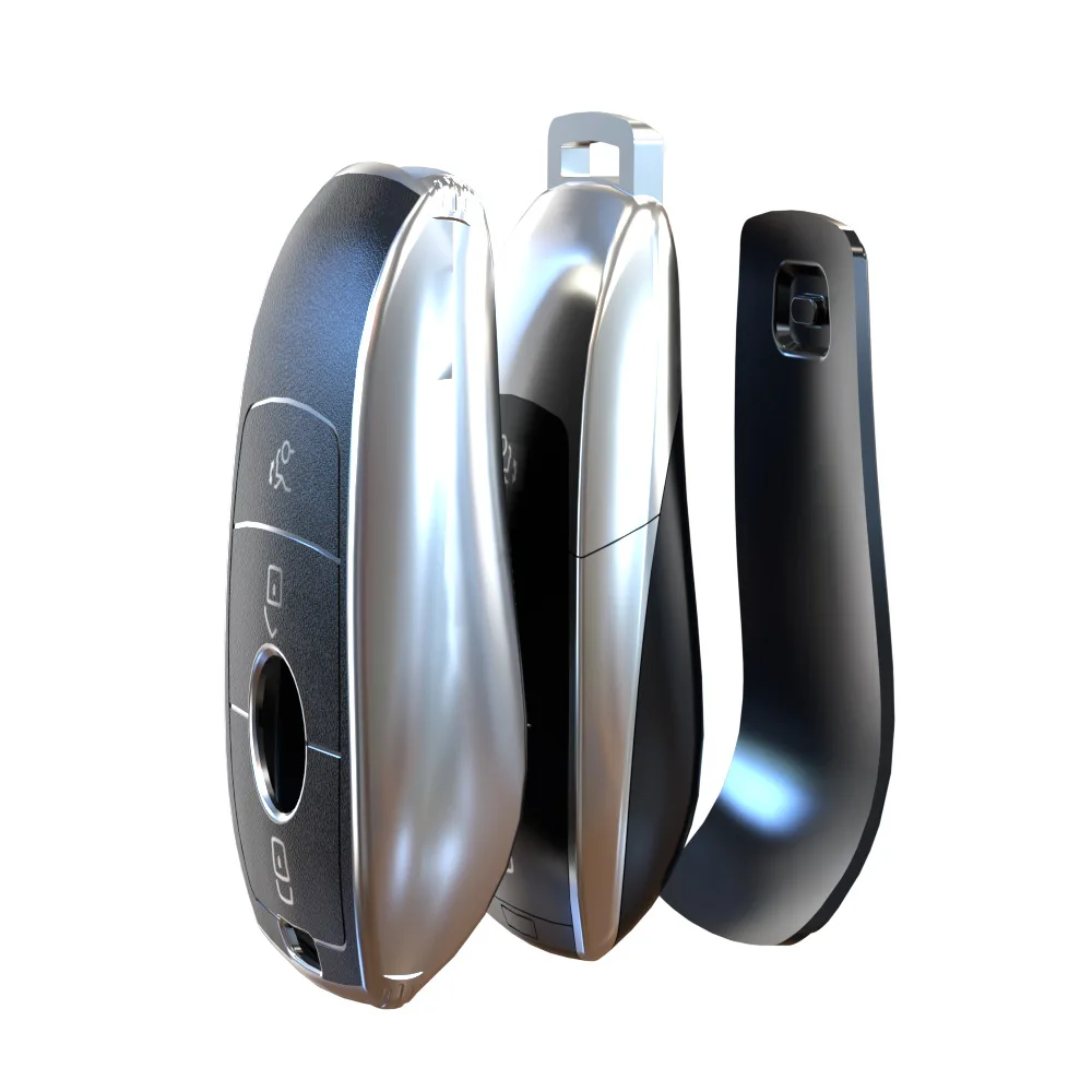 Funda de TPU para llave de coche, carcasa de cuero Fob para Mercedes Benz A, B, C, E, S, clase CLA, CLS, GLC, GLE, AMG, W204, W205, W212, W213,