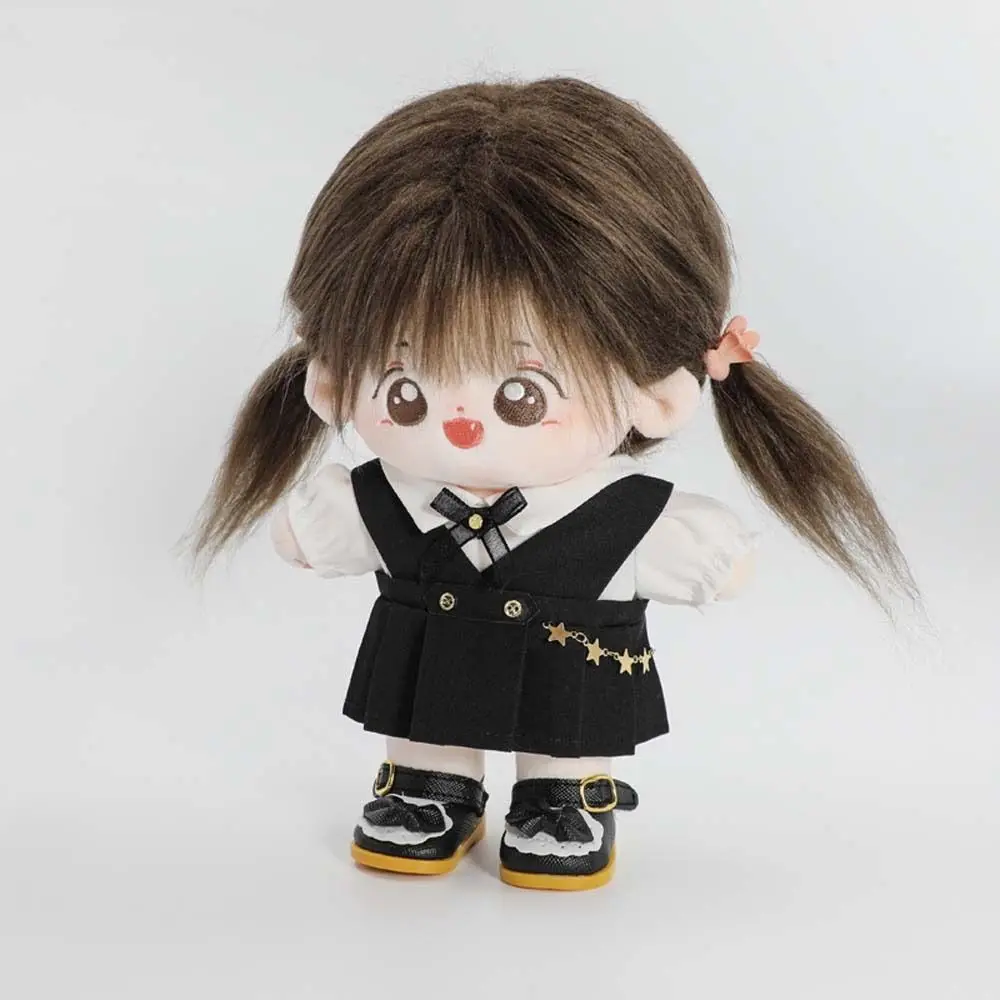 Photo Props T-shirt 20cm Clothes Dress Up Academy Uniform Cotton Outfit Skirt Dresses Mini Clothes Uniform Set Girls Gift