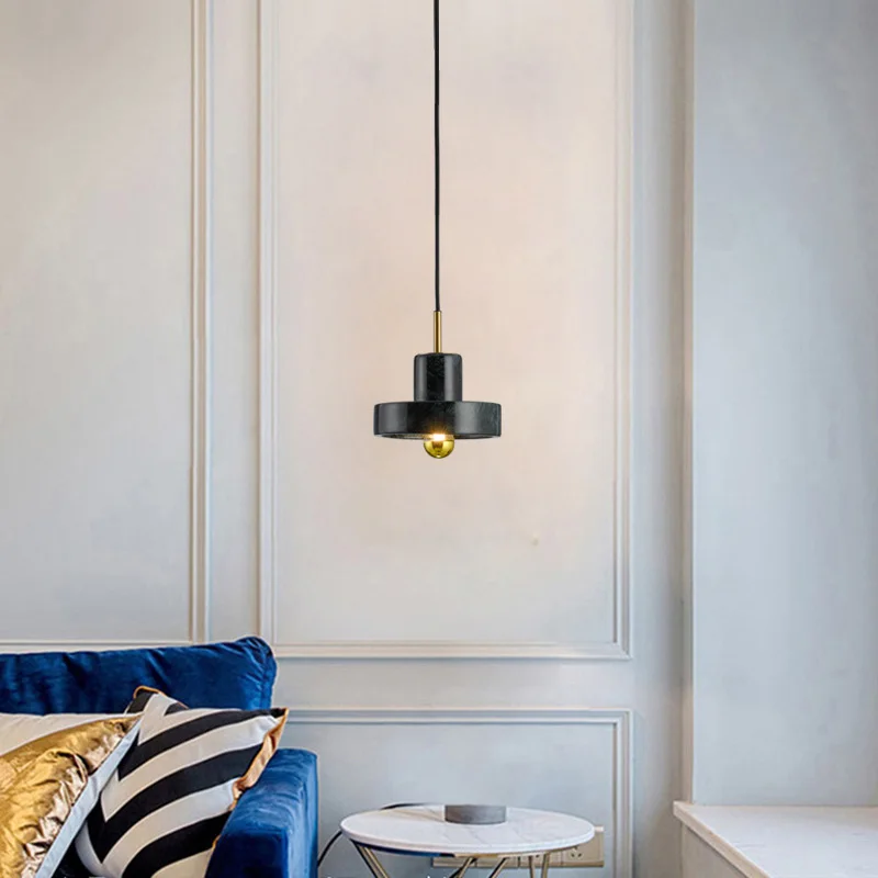 Luxury Living Room Sofa Background Wall Chandelier Marble Bedside Lamp Bar Restaurant Nordic Window Indoor Pendant Lighting image 2