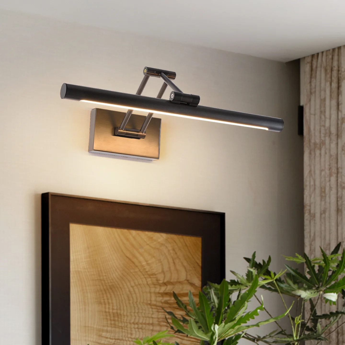 Messing fotolicht, messing woonkamer wandlamp, badkamerspiegellicht, koperen spiegelwandlamp, messing badkamerijdelheid licht