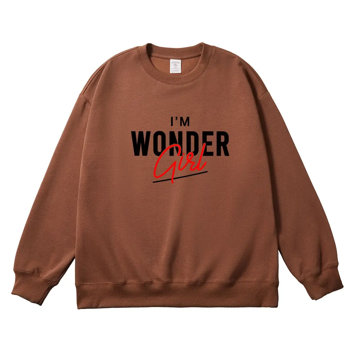Oversized Women's Pullover New Graphic Woman Tops Female Sweatshirt Round Neck Long Sleeve Autumn Thick Clothes