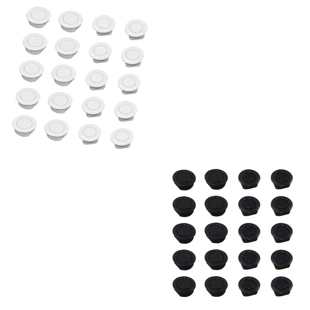 XA6H Rubber Car Bumper Lens Hole Covers Large Small Sizes Easy Installation Prevents Cracking Universal