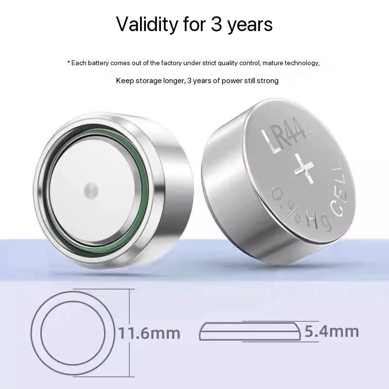 AG13 LR44 A76 357 357A LR1154 SR1154 SR44 1.55V Alkaline Battery For Watch Calculator Car Key Remote Clock Button Coin Cell