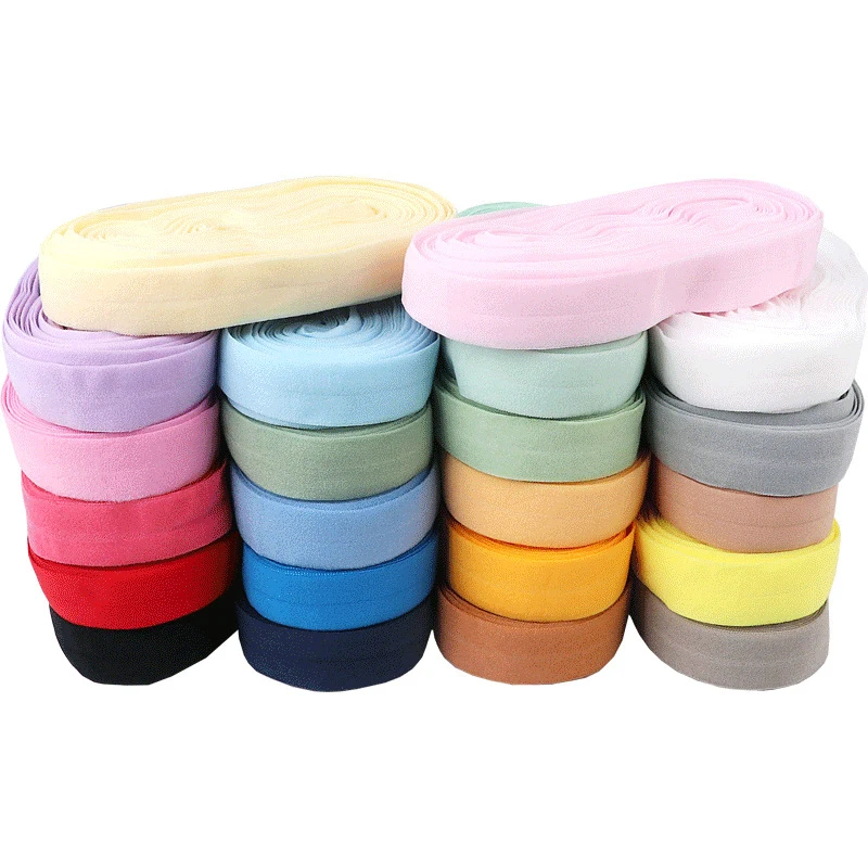 10m Spandex Elastic Ribbon Lace Trimming Sewing Garment Stretch Waist Band Headwear Material DIY Underwear Sewing Accessories