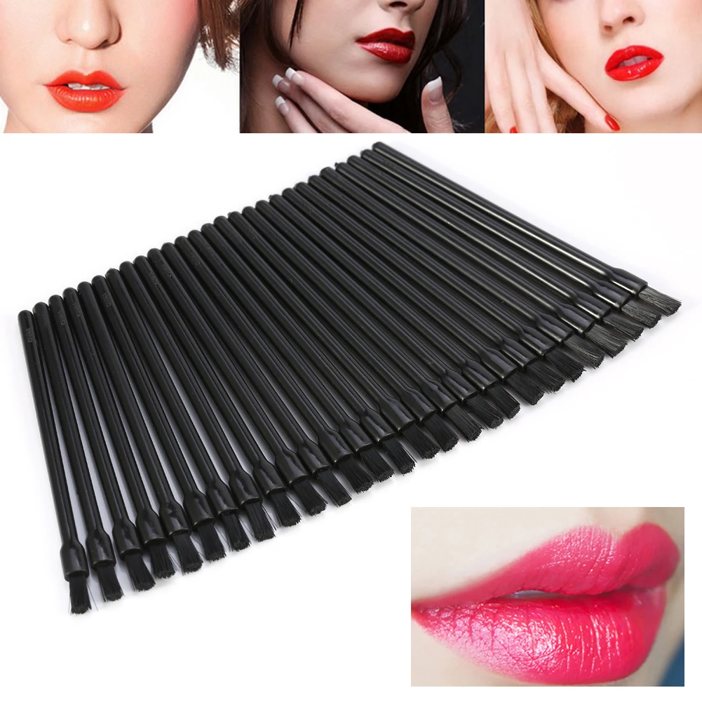 50Pcs/Set Disposable Lip Brush Lipstick Gloss Wands Applicator Makeup Cosmetic Tool