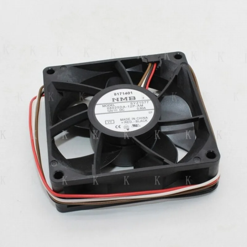 C    FOR NMB 08025DA-12P-AM 8025 12V 8cm 4-line PWM large air volume cooling fan