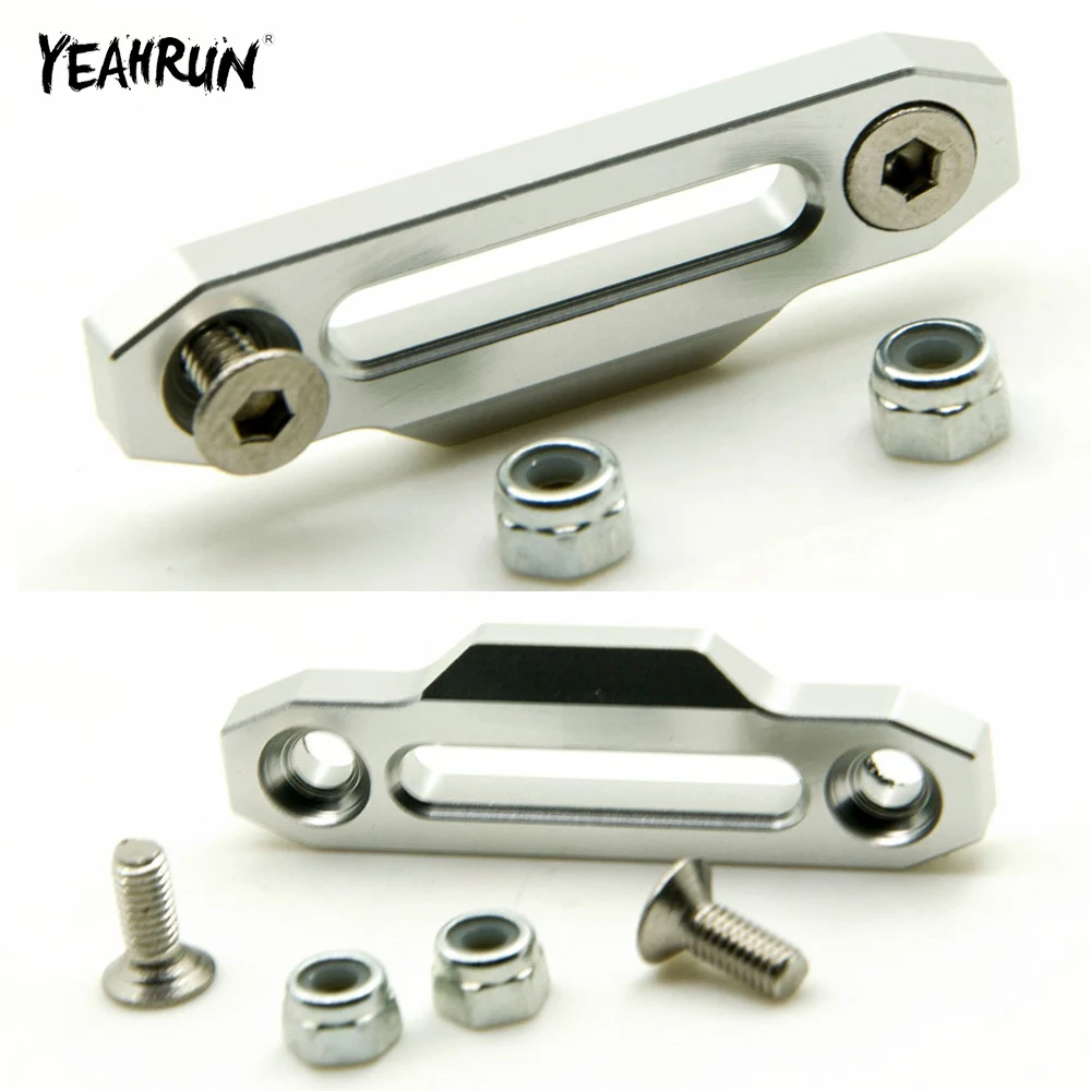 

YEAHRUN Alloy Hawse Fairlead Winch Control Mount for 1/10 RC Crawler Car D90 Parts