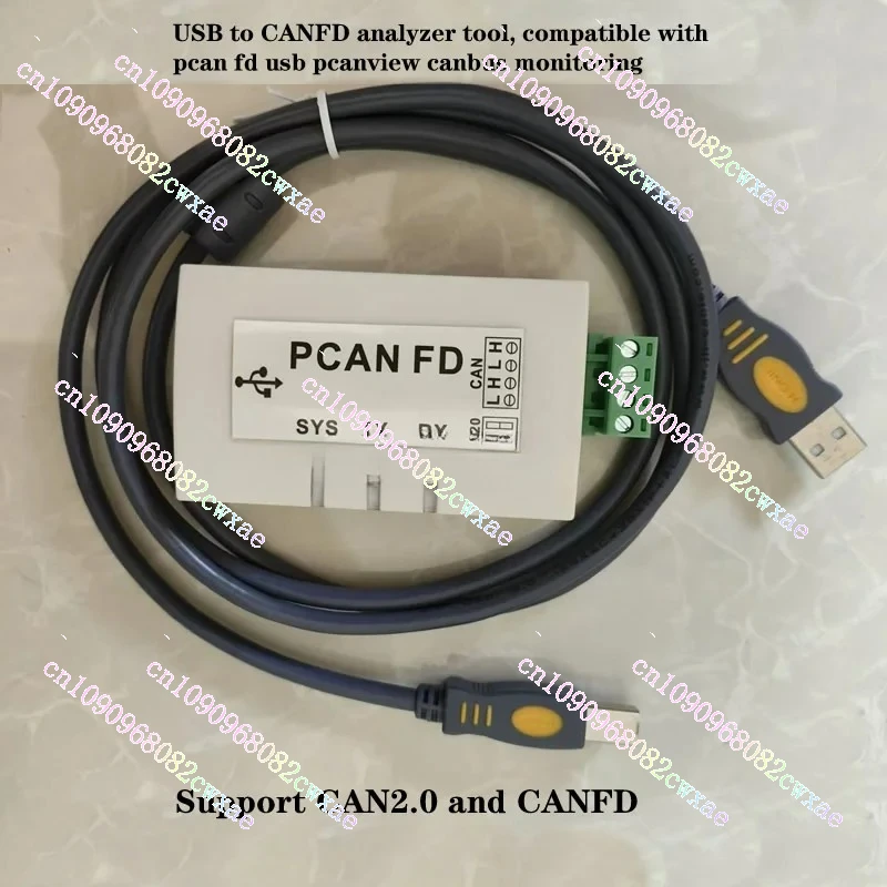 

USB to CANFD analyzer tool, compatible with pcan fd usb pcanview canbus monitoring