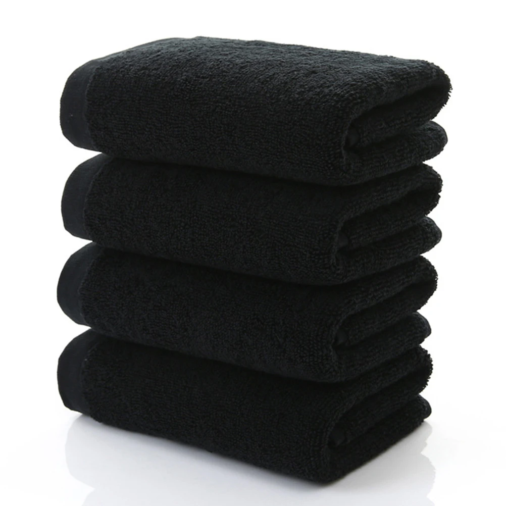 

Black Hotel Hotel Face Machine Pure Cotton Hand Towel Washable Face Towel Birthday Gift Large Soft