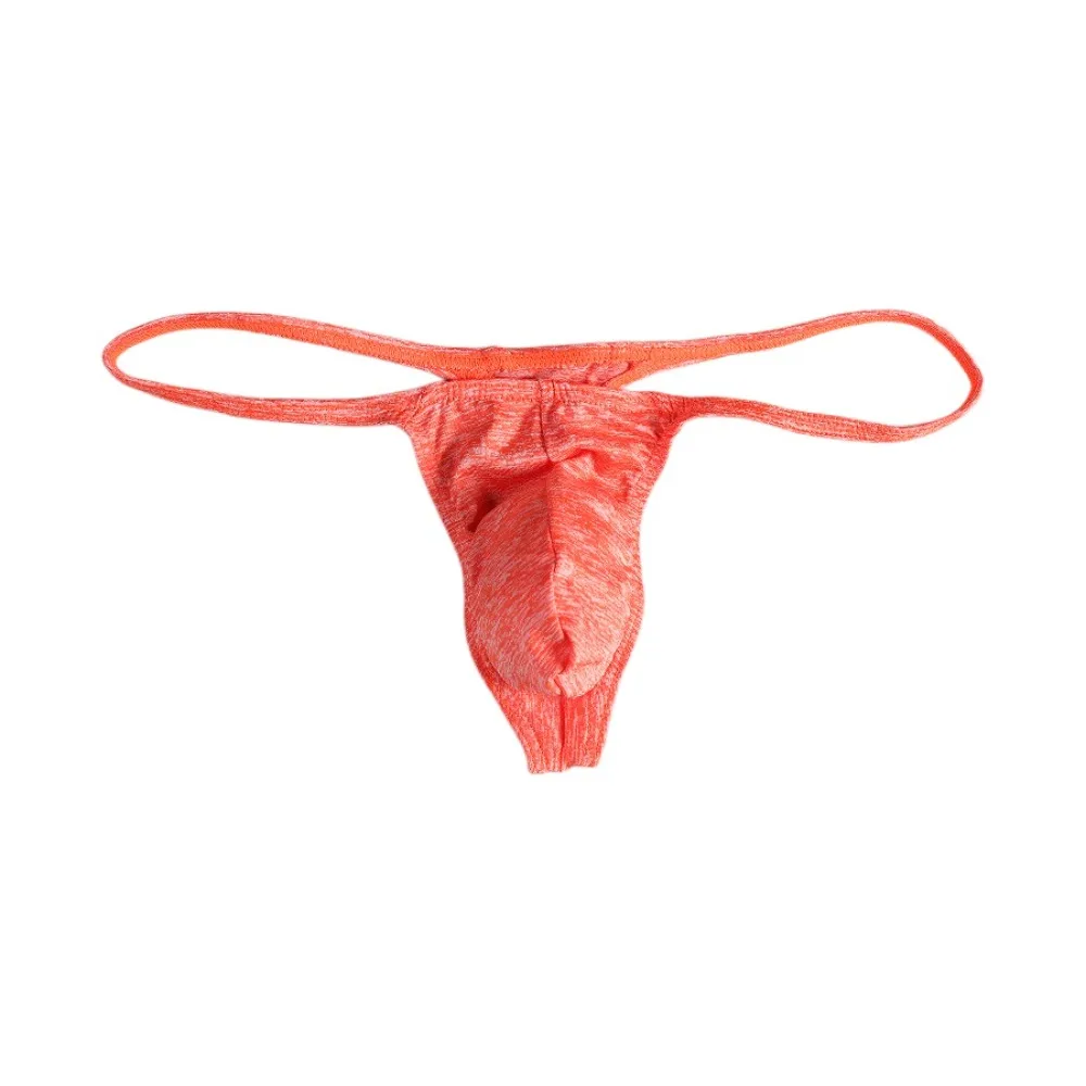 

Breathable Low Waist Men Thongs Underpants Solid Color Men's Panties T-back Lingerie Male Briefs Men