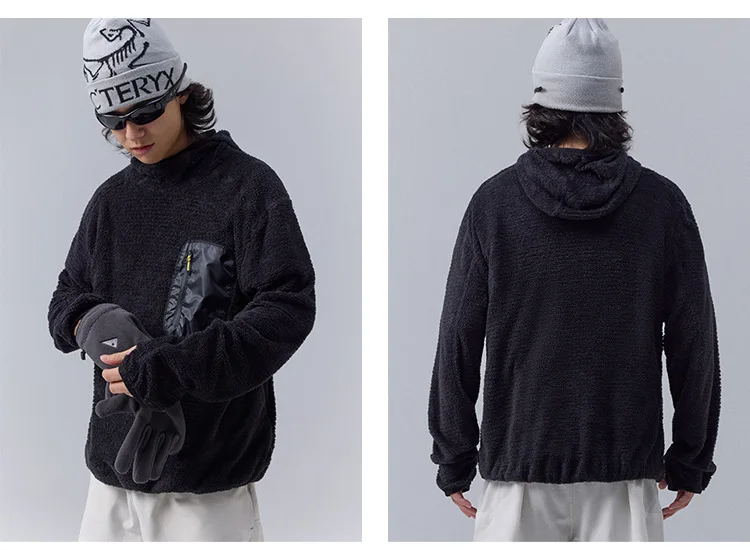 2026 Outdoor, Sport, Leichter Atmungsaktiver Pullover-Hoodie, Paarstil, Konstante Temperatur, Warme und Gemütliche Kapuzenjacke – Detail 14