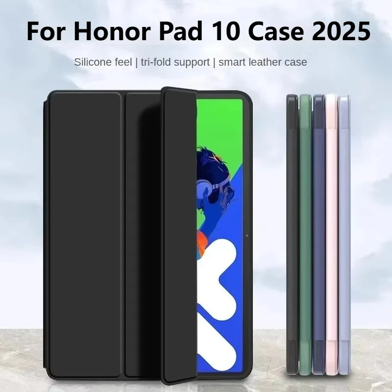 

Чехол для Honor Pad 10 2025, тройной чехол из ТПУ с подставкой для планшета, чехол для Huawei Honor Pad 10 12,1 дюйма, чехол HEY3-W00/W10