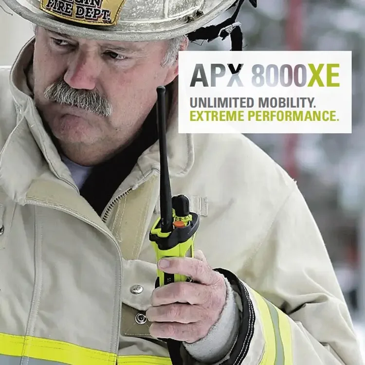 APX8000xe APX 80000XE Firefighter fireman walkie talkie fire department portable two way radio for system