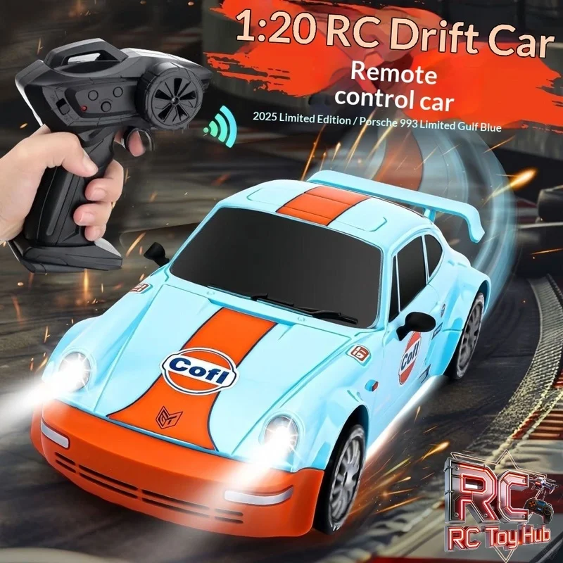 

Радиоуправляемая дрифт-машина 4WD 1:20, 2.4G, с полнопропорциональным управлением, высокоскоростная гоночная машинка на пульте управления для детей и взрослых