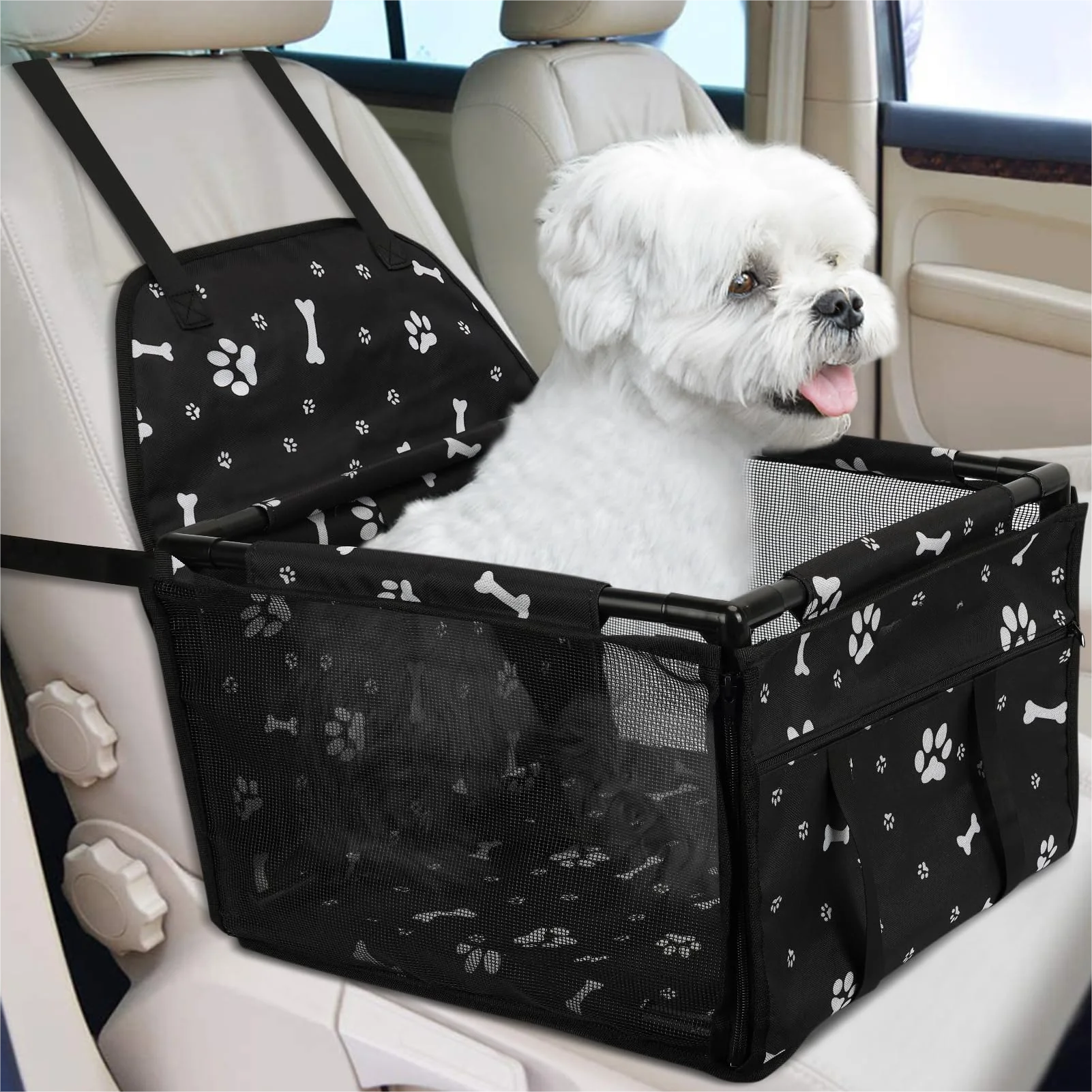 

Dog Car Seat Cover Folding Hammock Pet Carriers Bag Basket Carrying for Cats Dogs Waterproof Dog Travel Cage Dog Accessories