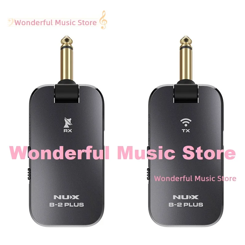 NUX B2 Upgraded Version B-2 PLUS 2.4GHz Auto Power Off Function 4 Channel Receiver Wireless Guitar Audio Transmitter