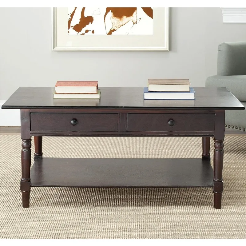 Koleksi rumah Amerika boriss Dark Cherry Coffee Table