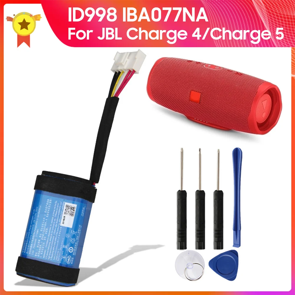 

100% New Battery ID998 IY068 IBA077NA For JBL Charge 5 Charge4 SUN-INTE-118 Genuine Camera 7500mAh Replacement Battery