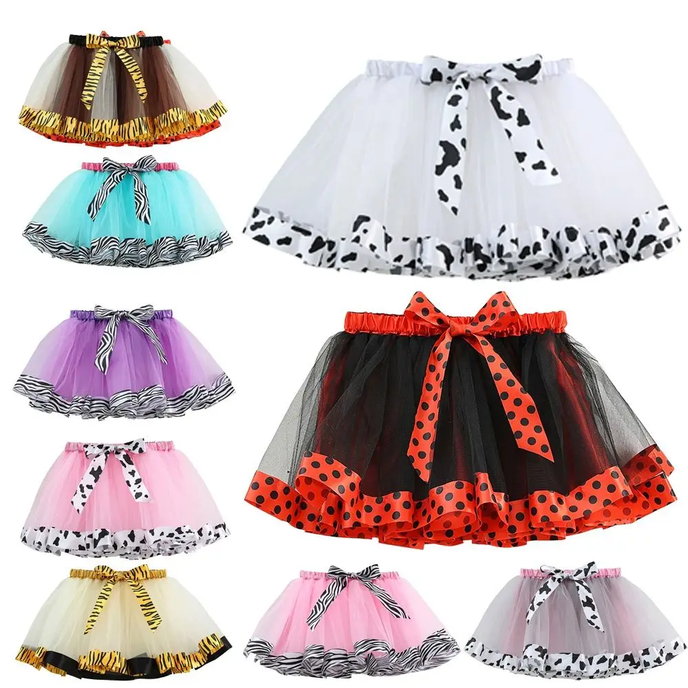 رقيق تول الفتيات توتو التنانير مرونة الخصر شبكة الأميرة تنورة نجمة الترتر الكرة ثوب أداء الحفلات الزي