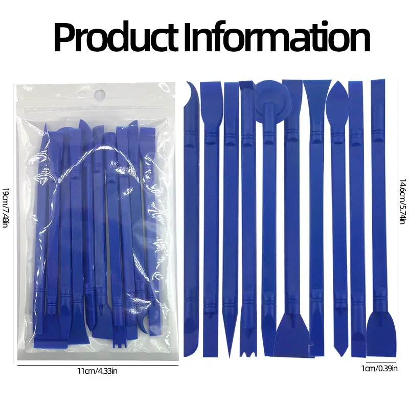 Strumento di smontaggio manuale multifunzionale per telefono cellulare con barra di leva per tablet da 10 pezzi a doppia testa per più comodità