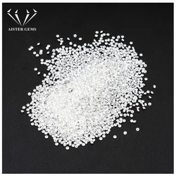 1.0ct / Pack Real D Color Small Sizes Loose Moissanite Stones 0.8-2.9mm Pass Diamond Tester for Moissanite Jewelry Making